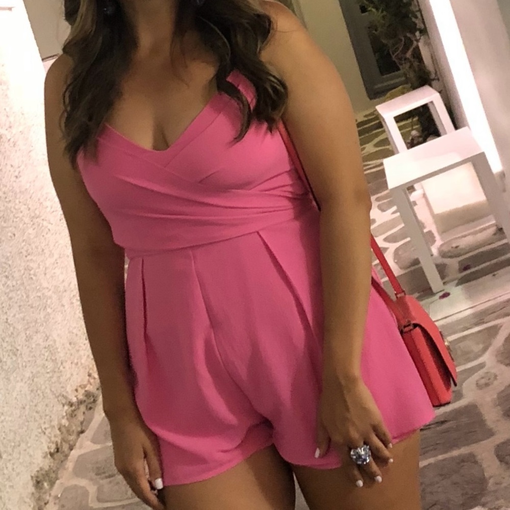 Blue Blush Pink Romper